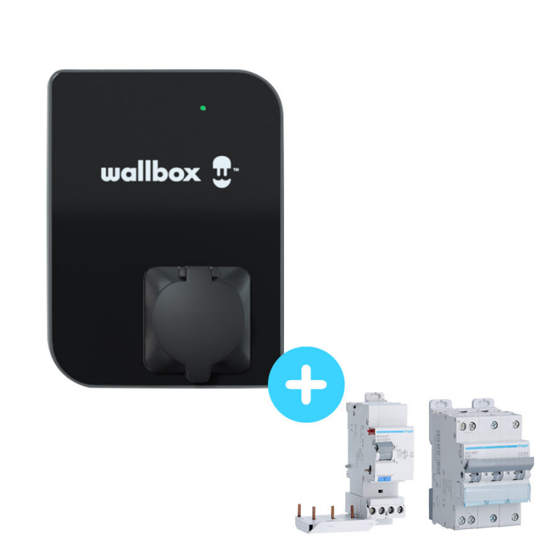 Pack WALLBOX Copper SB Charging station 22kW - Bluetooth - Wifi