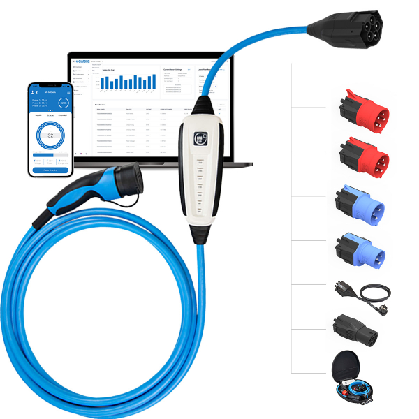 NRGkick - Borne de recharge mobile - Type 2 - 2.3 à 22kW - 5m / 7,5m - Adaptateurs en option